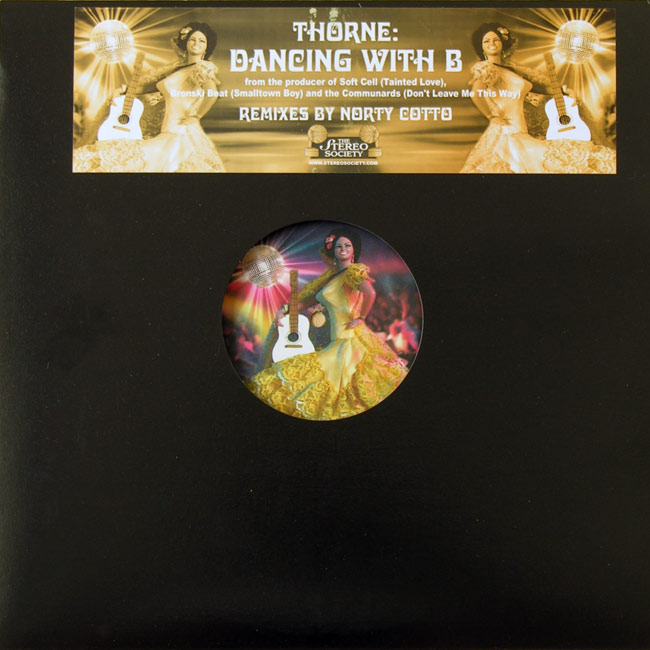 Dancing With B Norty Cotto remixes, the vinyl cover