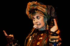 Lene Lovich performs at the Knitting Factory