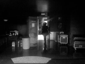 Lene backstage in Rome