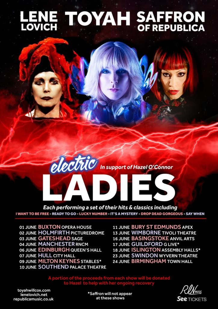 Electric Ladies Tour 2022 poster